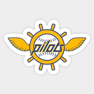 Defunct Seattle Pilots Baseball 1970 Sticker